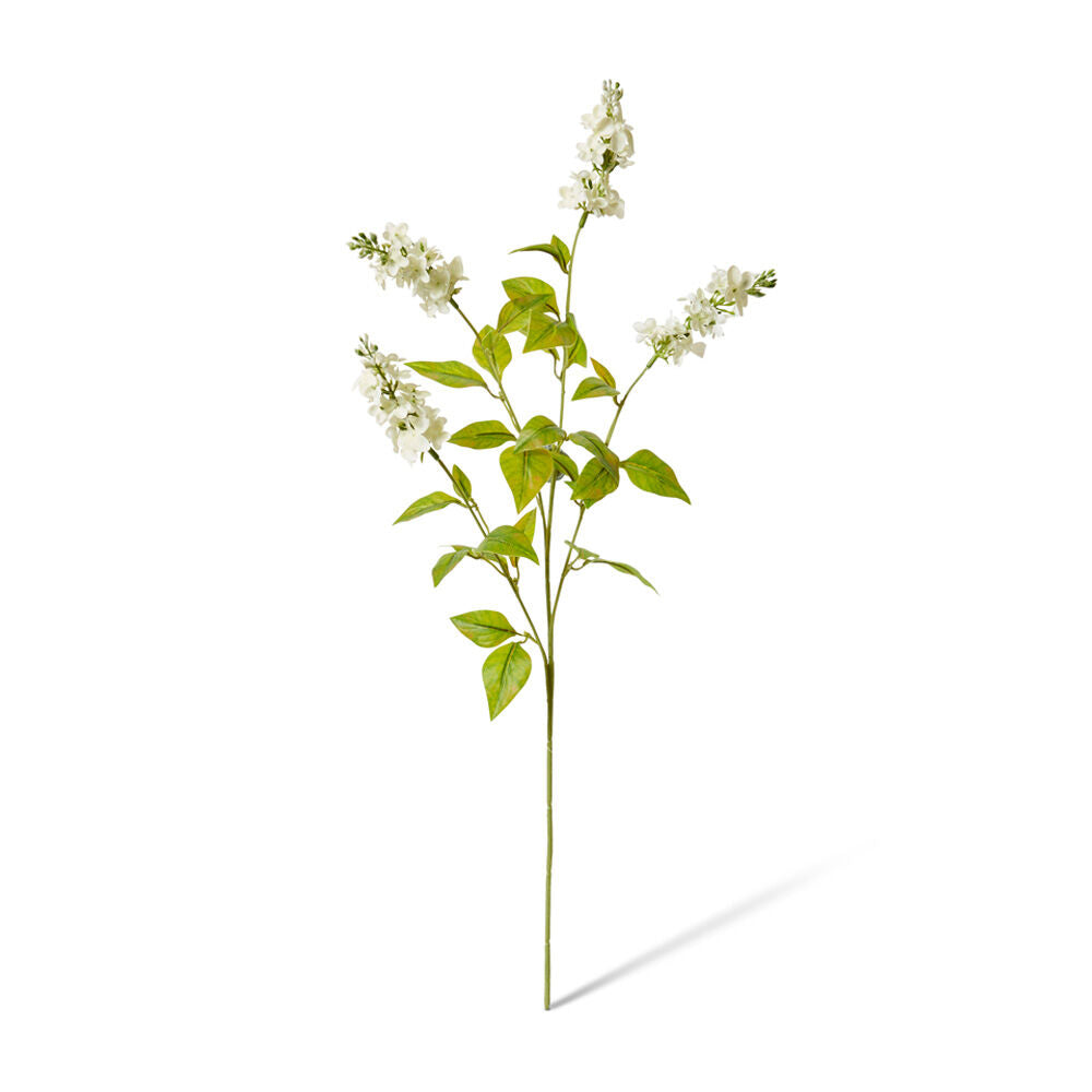 3PK E Style Larkspur Spray Artificial Flower Stem Decoration White 5x10x62cm