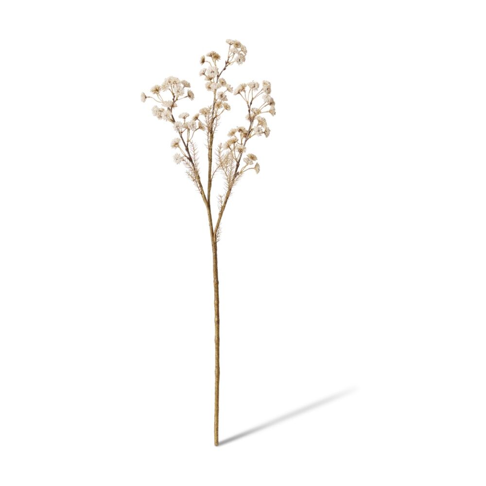 E Style Lace Flower Spray Artificial Plant Stem Decor Cream 28x24x91cm