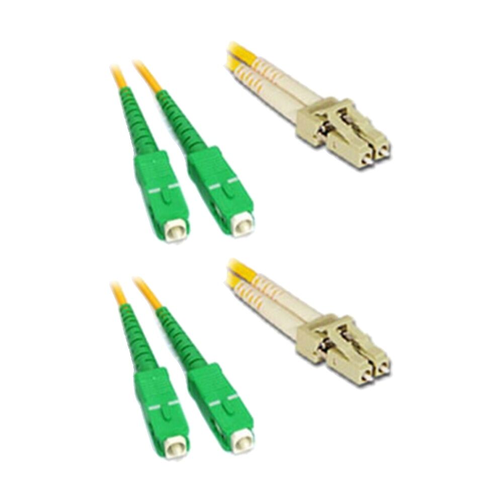 2PK Comsol SCA-LC Single-Mode Duplex Fibre Patch Cable LSZH 9/125 OS2 1M