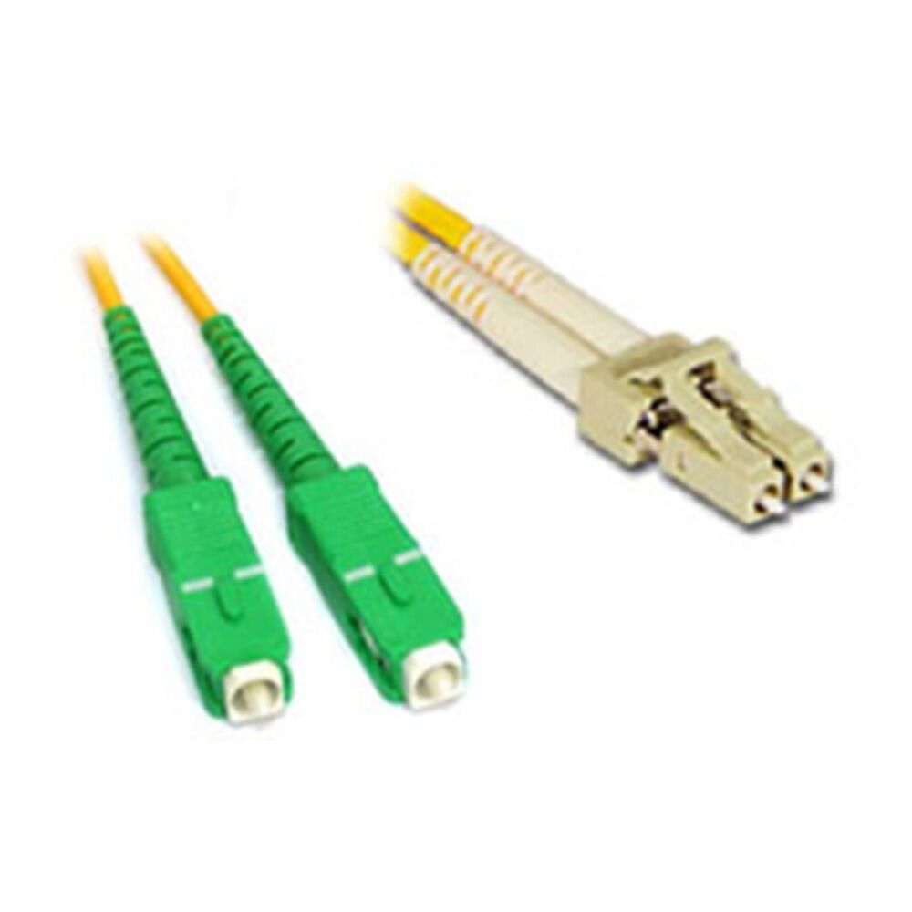 2PK Comsol SCA-LC Single-Mode Duplex Fibre Patch Cable LSZH 9/125 OS2 1M