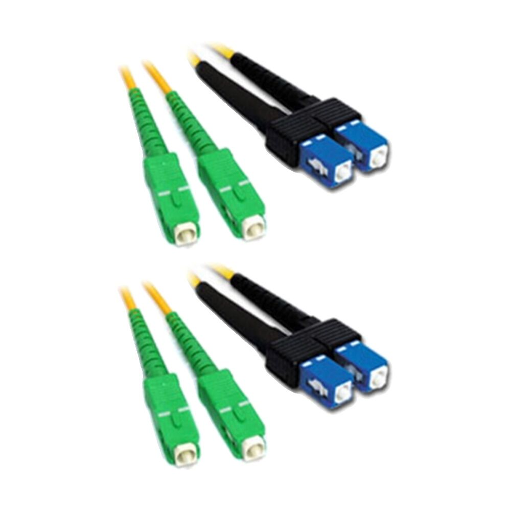 2PK Comsol SCA-SC Single-Mode Duplex Fibre Patch Cable LSZH 9/125 OS2 2M