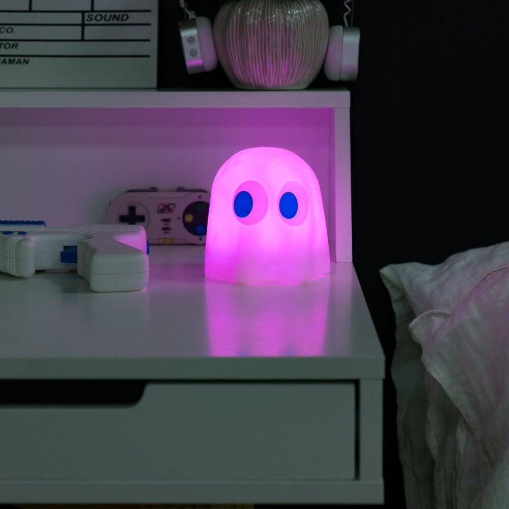 Fizz Creations Pac-Man Soft Silicone Colour Changing Mood Light Multicolour