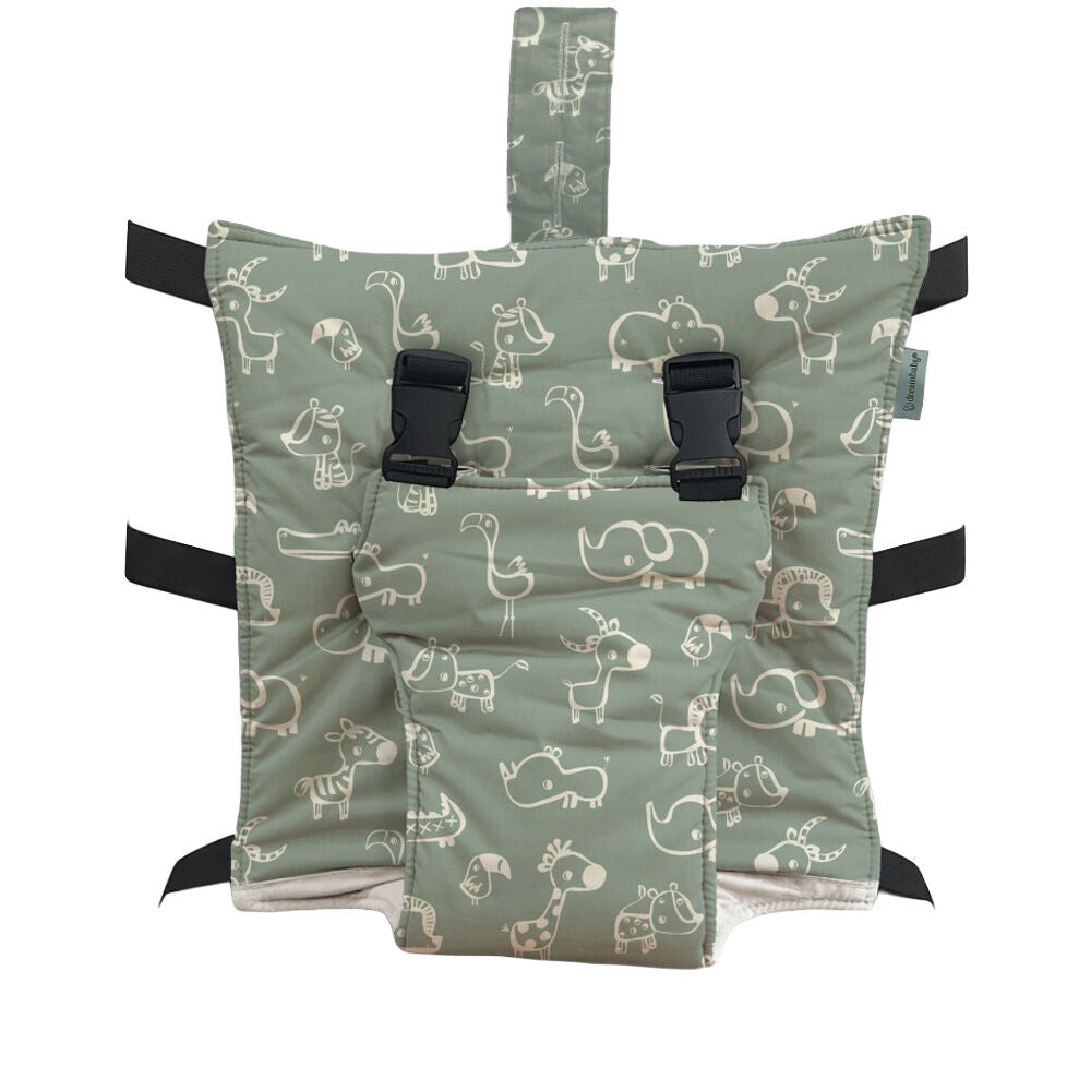 Dreambaby Grab 'N Go Chair Mate Portable Kids Booster Seat Jungle Green