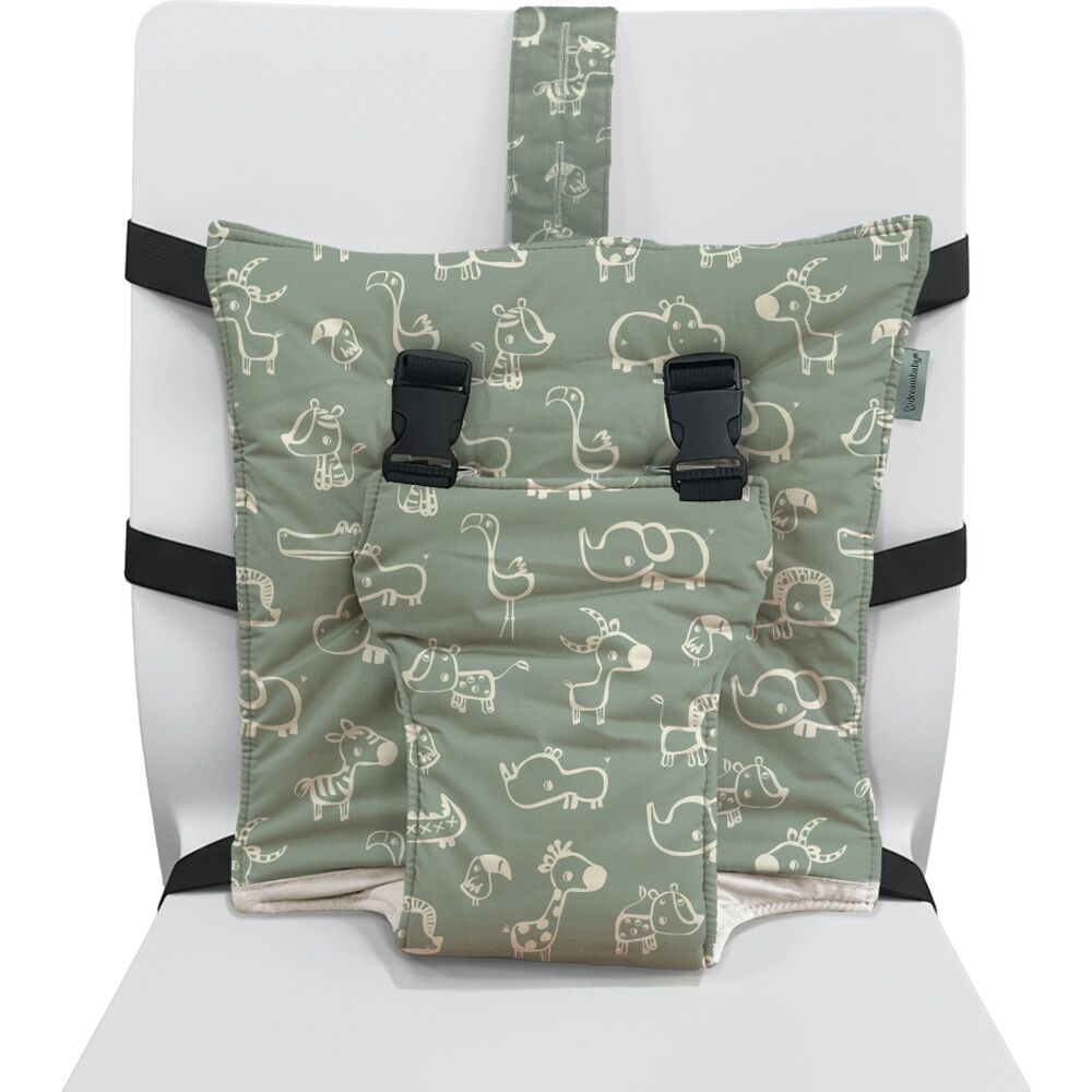 Dreambaby Grab 'N Go Chair Mate Portable Kids Booster Seat Jungle Green