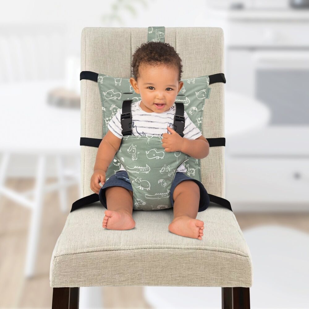 Dreambaby Grab 'N Go Chair Mate Portable Kids Booster Seat Jungle Green