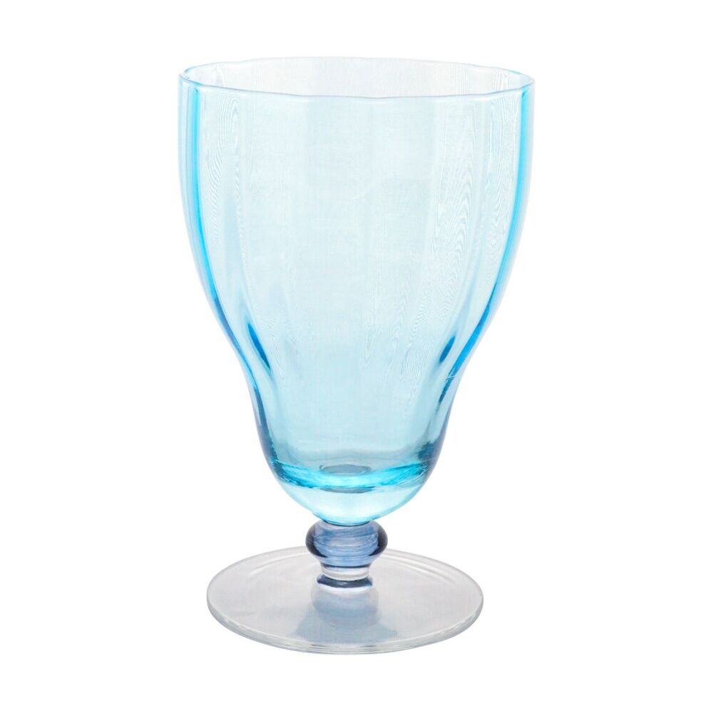 4PK LVD Decorative Ocean Water Glass Barware/Drinkware Decor Blue 14x9x9cm