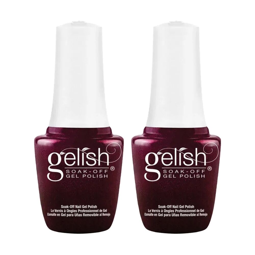 2PK Gelish Mini UV LED Soak Off Gel Nail Polish Seal The Deal 9ml