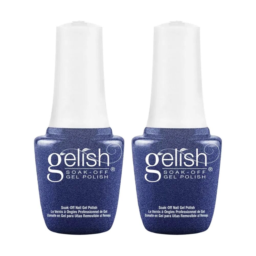 2PK Gelish Mini UV LED Soak Off Gel Nail Polish Rhythm And Blues 9ml