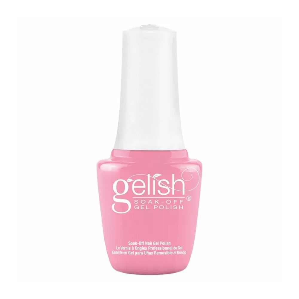 Gelish Mini UV LED Soak Off Gel Nail Polish Look At You, Pink-Achu! 9ml