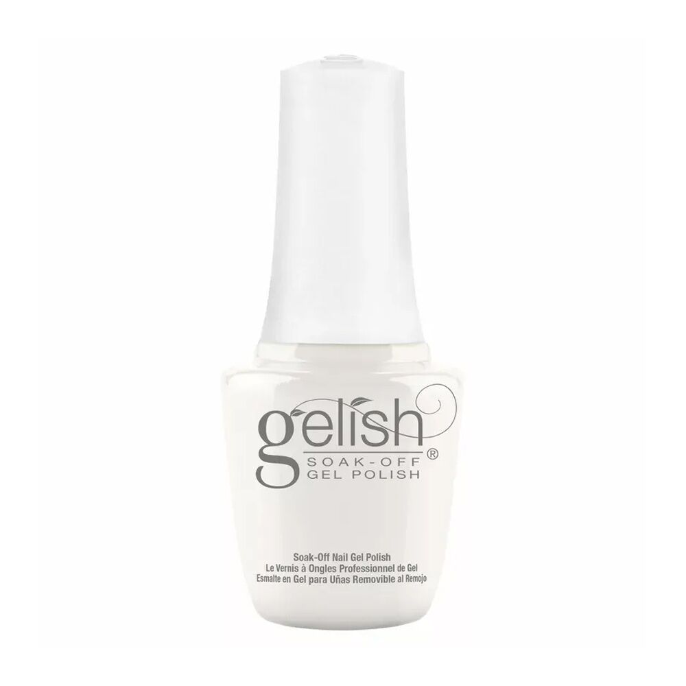Gelish Mini UV LED Soak Off Gel Nail Polish Colour Sheek White 9ml
