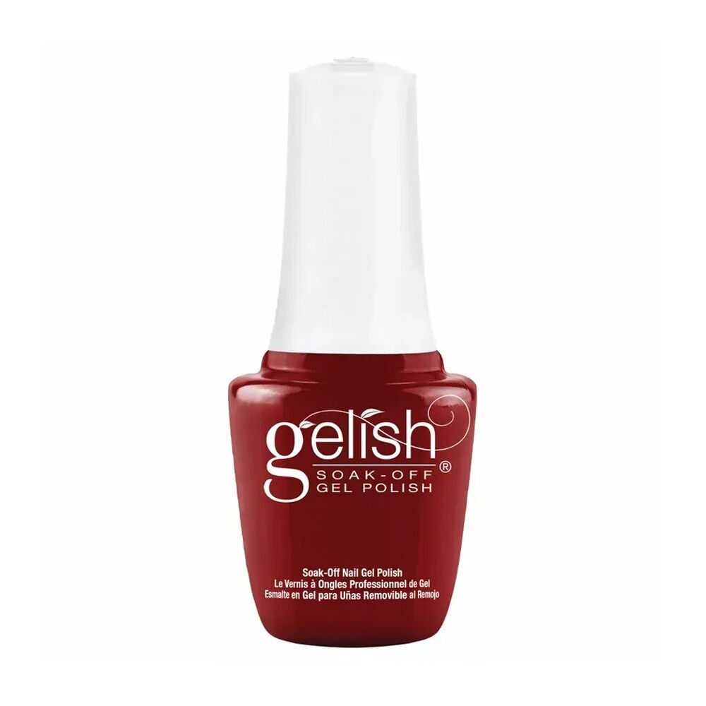 2PK Gelish Mini UV LED Soak Off Gel Nail Polish Colour Red Roses 9ml