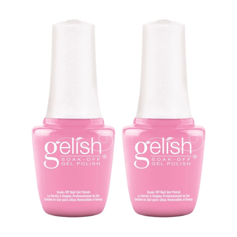 2PK Gelish Mini UV LED Soak Off Gel Nail Polish Colour Go Girl 9ml