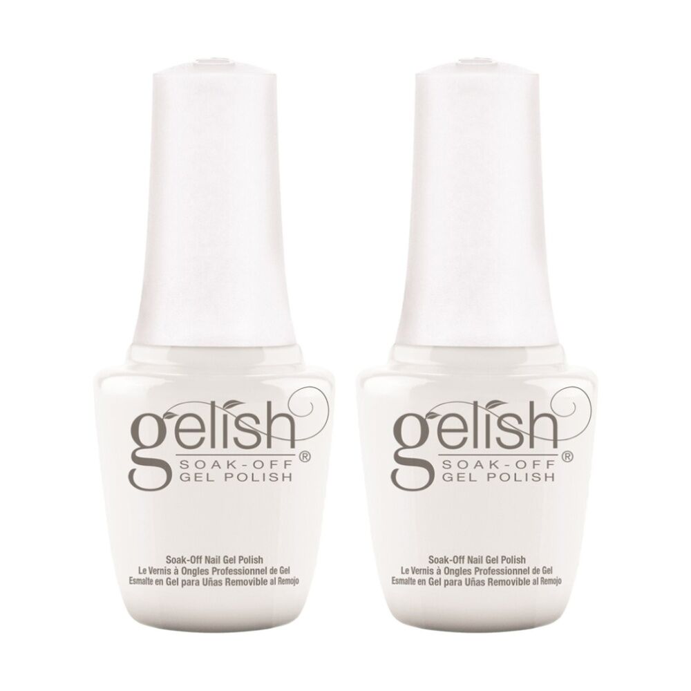 2PK Gelish Mini UV LED Soak Off Gel Nail Polish Artic Freeze 9ml