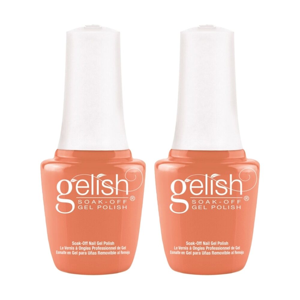 2PK Gelish Mini UV LED Soak Off Gel Nail Polish Sweet Morning Dew 9ml