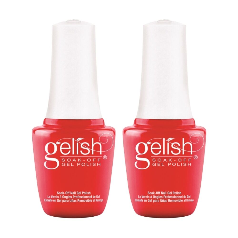 2PK Gelish Mini UV LED Soak Off Gel Nail Polish Shake It Till You Samba 9ml