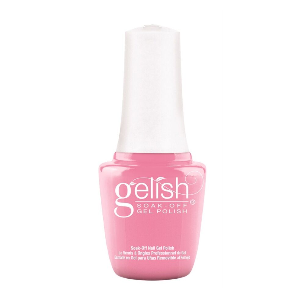 2PK Gelish Mini UV LED Soak Off Gel Nail Polish Make You Blink Pink 9ml