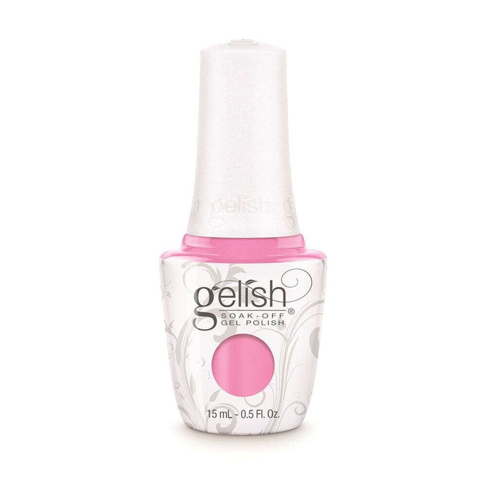 Gelish Mini UV LED Soak Off Gel Nail Polish Look At You, Pink-Achu 15ml