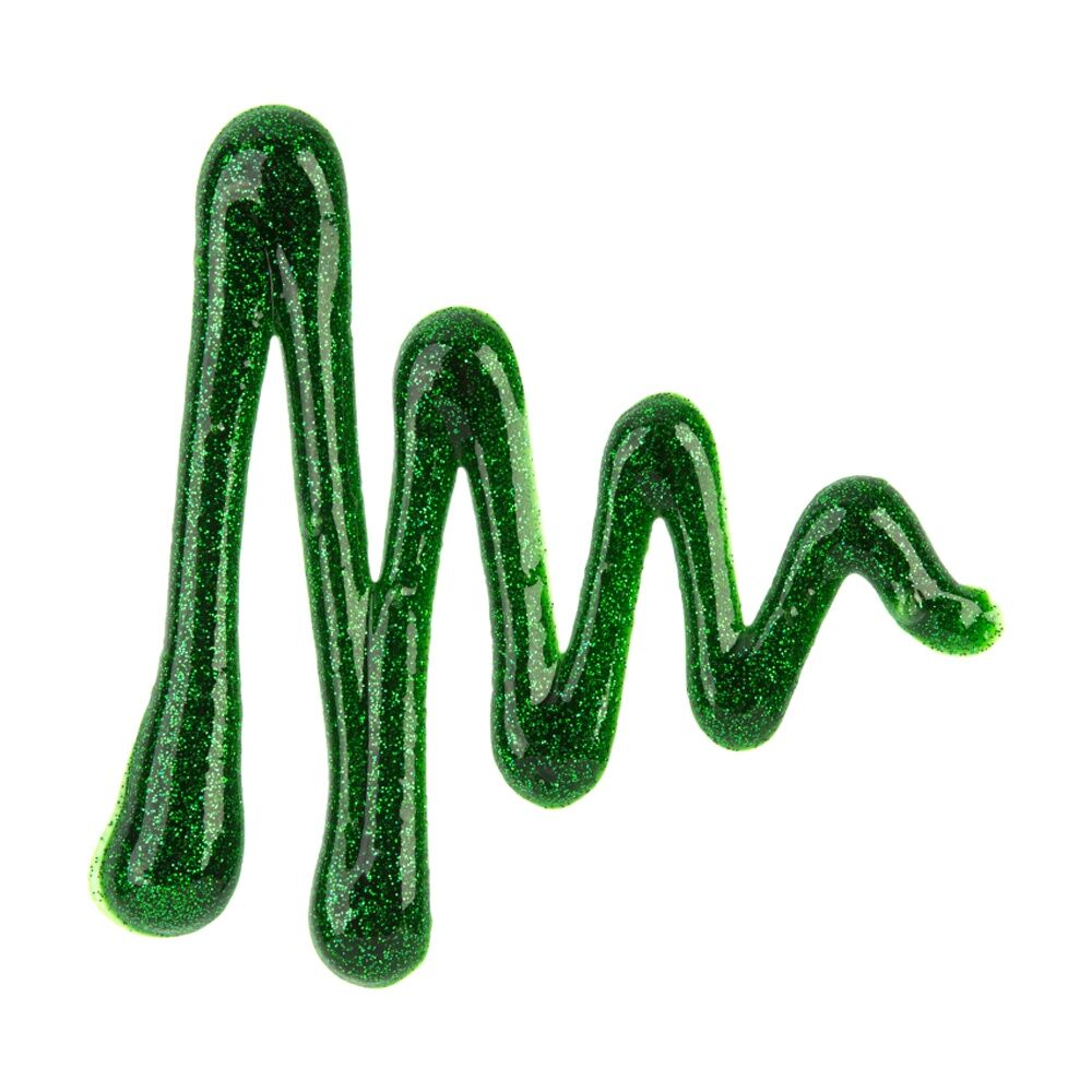 6PK Educational Colours Glitter Acrylic Junior Paint Green 250ml 3y+