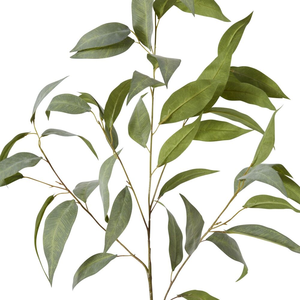 4PK E Style Eucalyptus Spray Realistic Artificial Flower Grey Green 50x40x94cm
