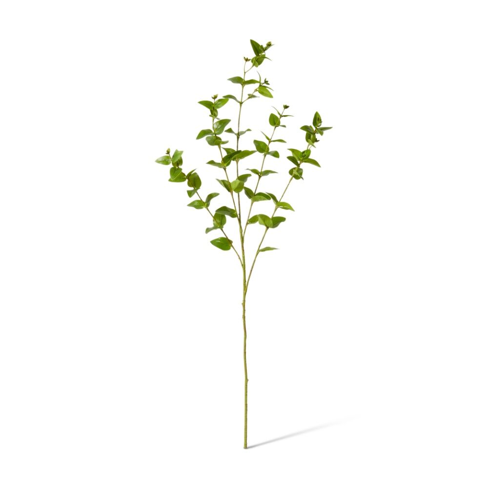 2PK E Style Hoya Leaf Spray Realistic Artificial Flower Plastic Green 84cm