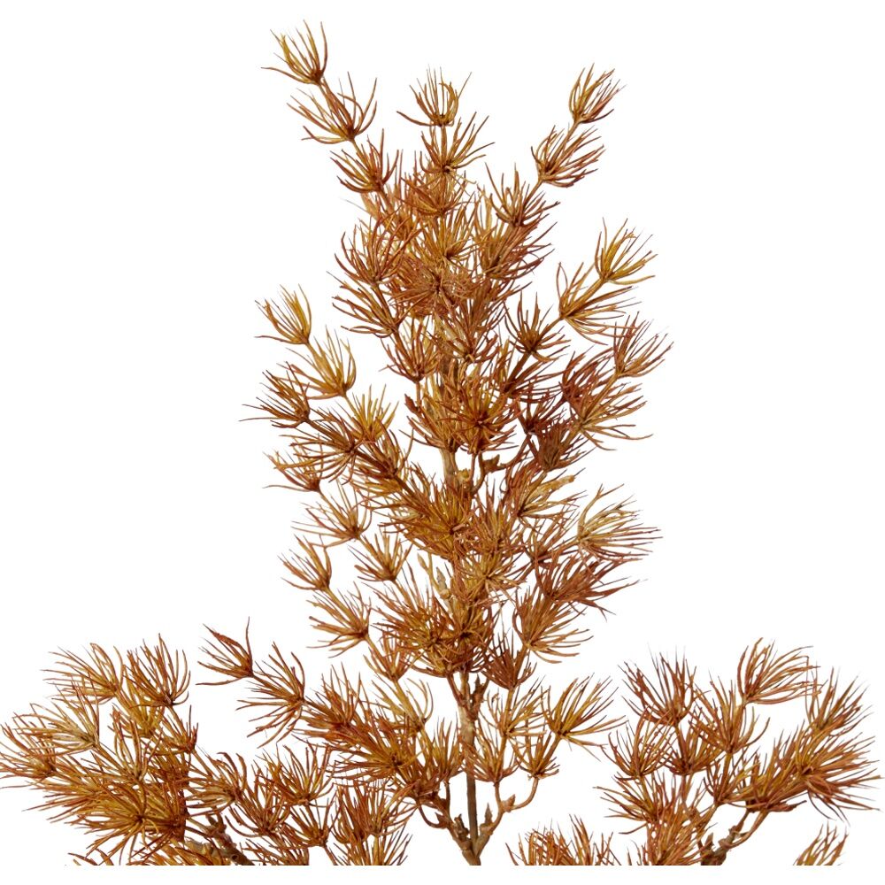 E Style Asparagus Leaf Spray Realistic Artificial Flower Plastic Rust 74cm