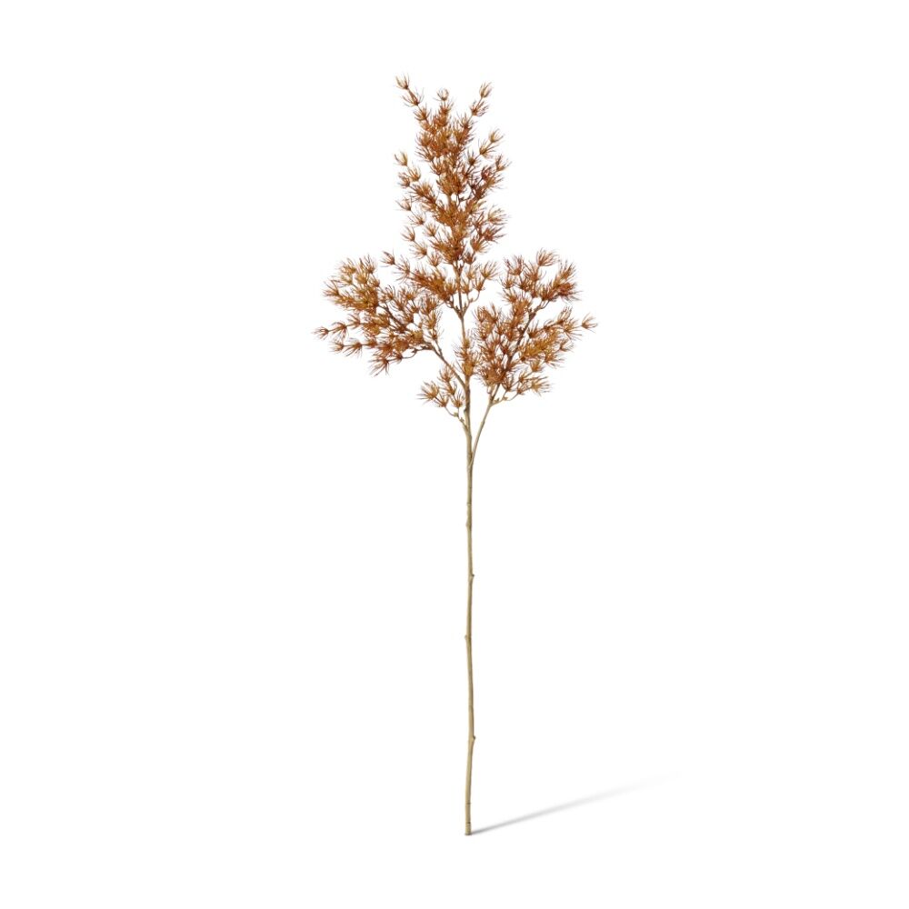 E Style Asparagus Leaf Spray Realistic Artificial Flower Plastic Rust 74cm