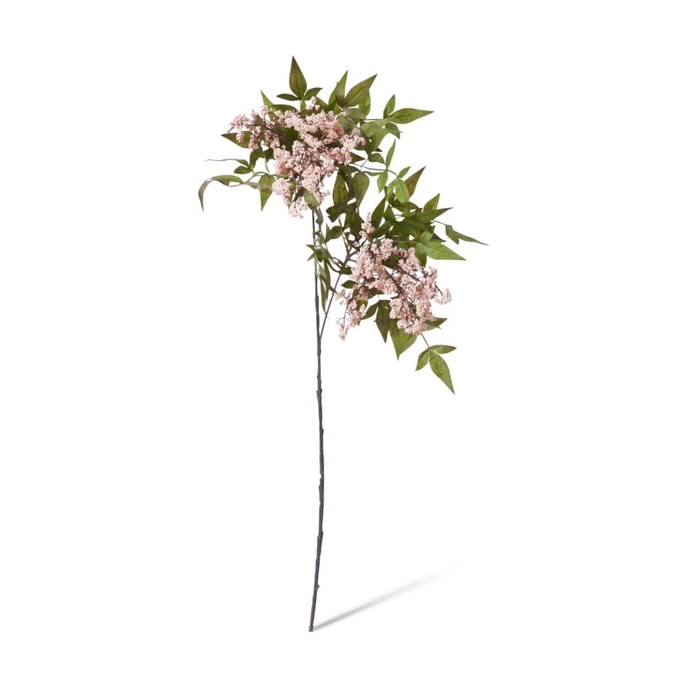 2PK E Style Pepper Berry Spray Realistic Artificial Flower Pink 50x30x94cm