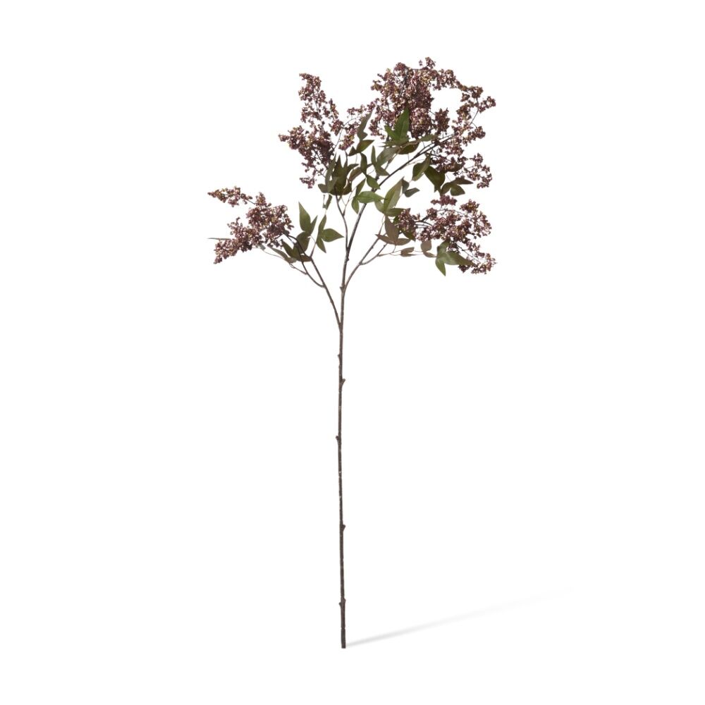 2PK E Style Pepper Berry Spray Realistic Artificial Flower Mauve 45x24x110cm