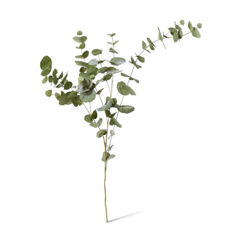 E Style Eucalyptus Leaf Spray Realistic Artificial Flower Green 48x26x119cm