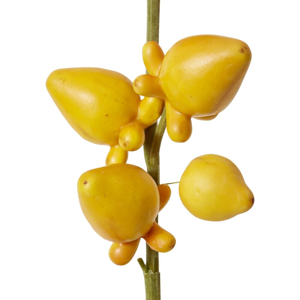 E Style Bear Fruit Realistic Artificial Flower Plastic Yellow 10x14x79cm