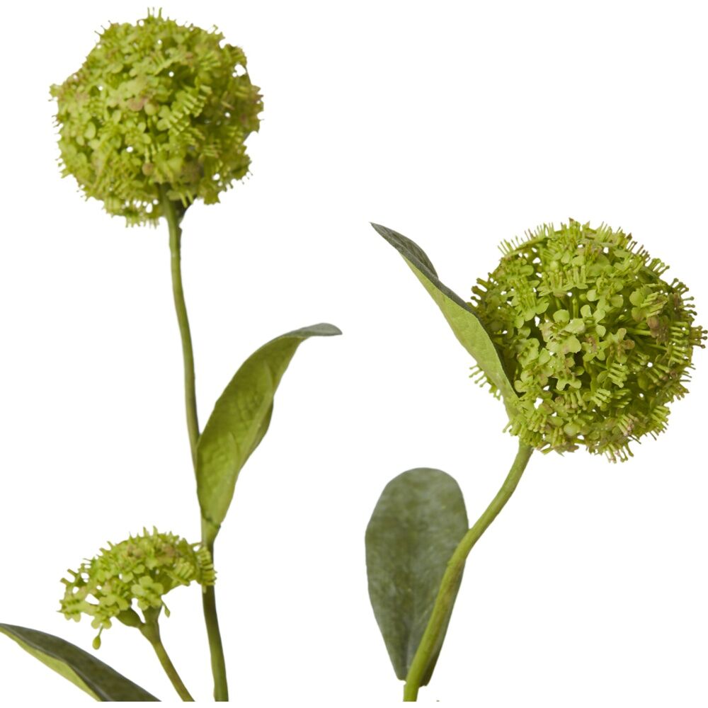 E Style Alyssum Spray Realistic Artificial Flower Plastic Green 17x12x66cm