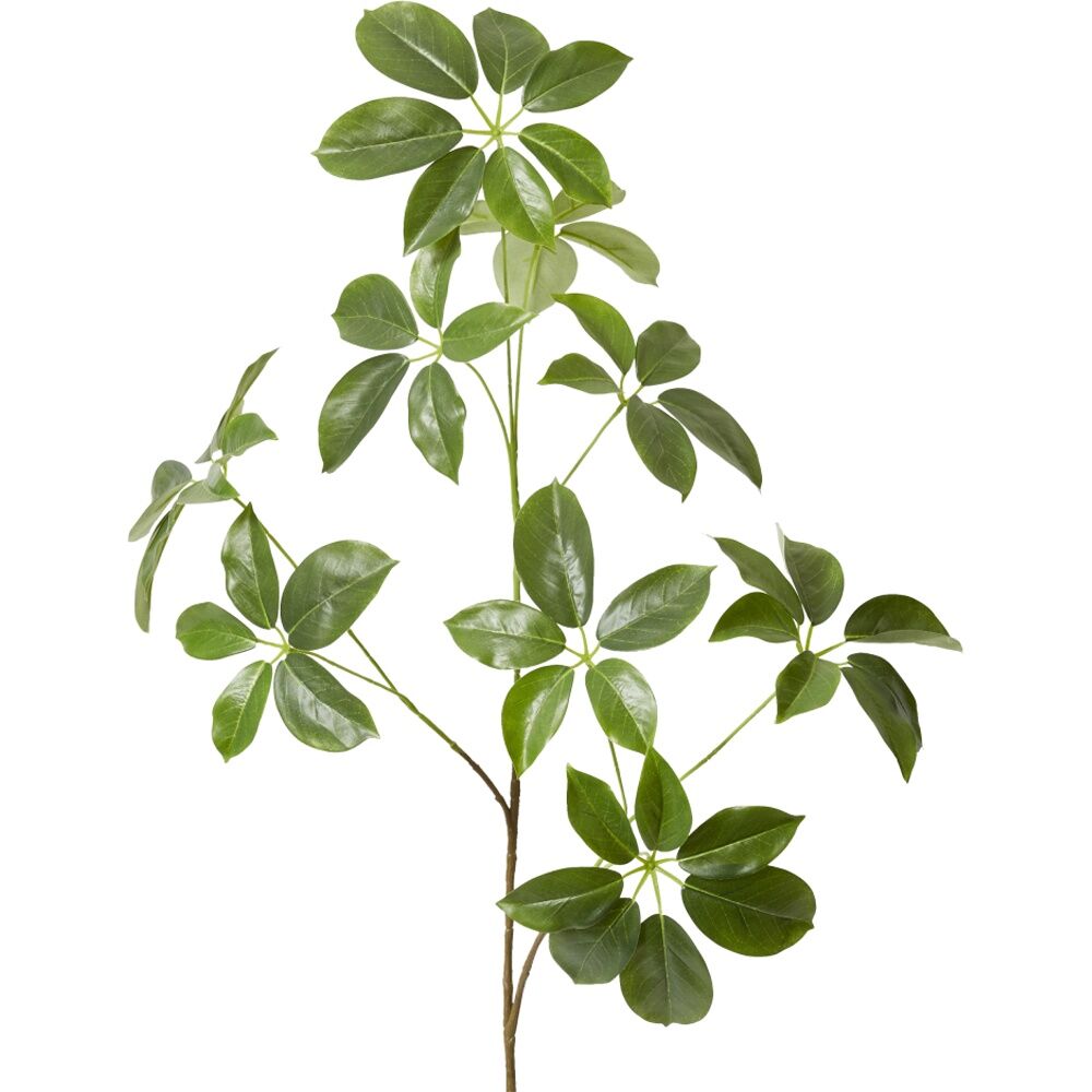 E Style Schefflera Spray Realistic Artificial Flower Plastic Green 122cm