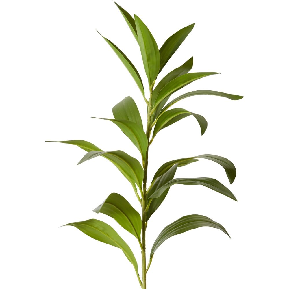 E Style Lily Leaf Spray Realistic Artificial Flower Green 32x24x100cm