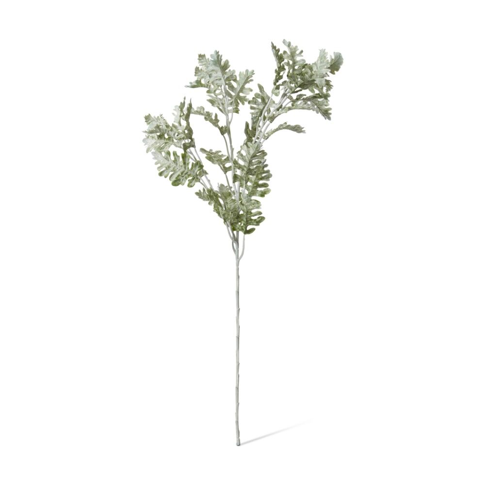 E Style Dusty Miller Spray Realistic Artificial Flower Grey 28x24x81cm