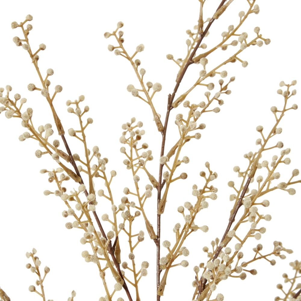 4PK E Style Willow Mini Spray Realistic Artificial Flower Plastic Natural 85cm