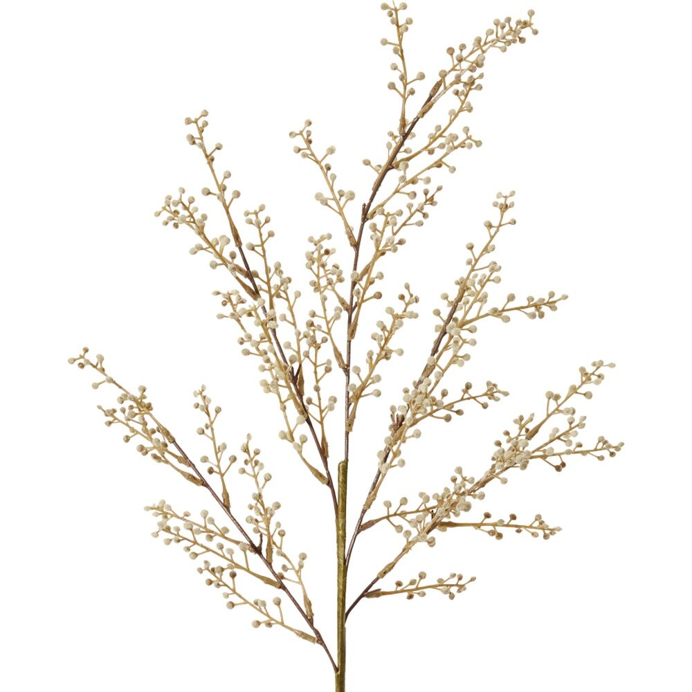 4PK E Style Willow Mini Spray Realistic Artificial Flower Plastic Natural 85cm