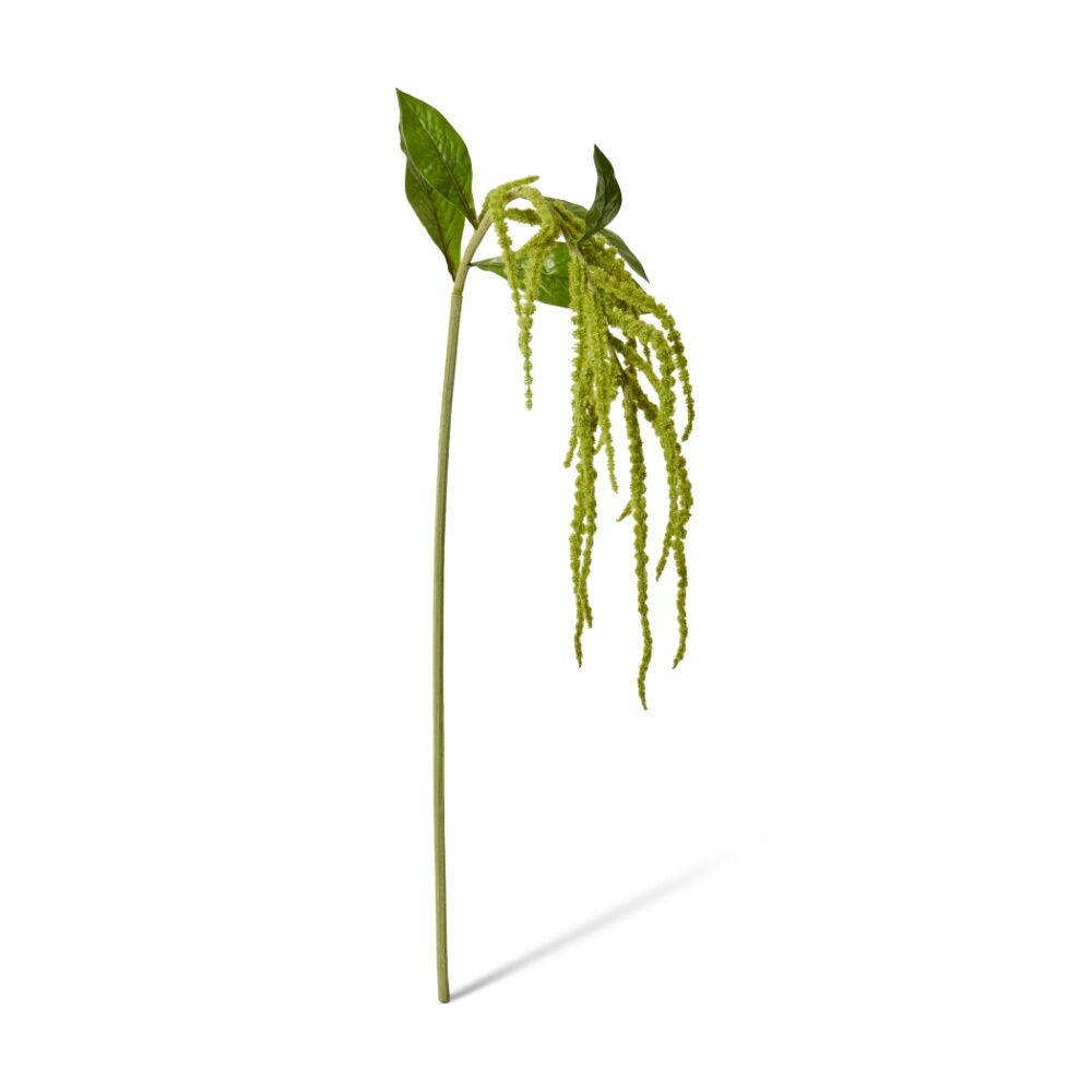 4PK E Style Amaranthus Spray Realistic Artificial Flower Plastic Green 114cm