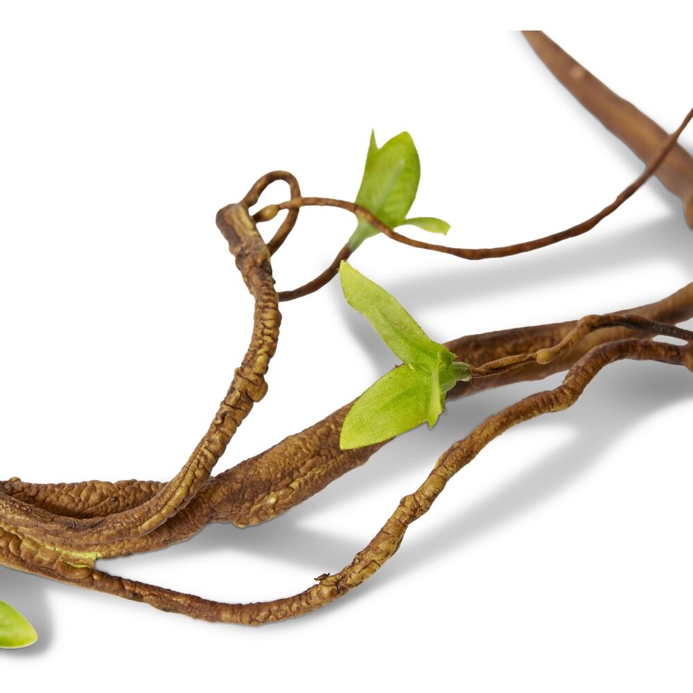 4PK E Style Twig Willow Artificial Plant Stem Decor Brown Green 210x15x8cm