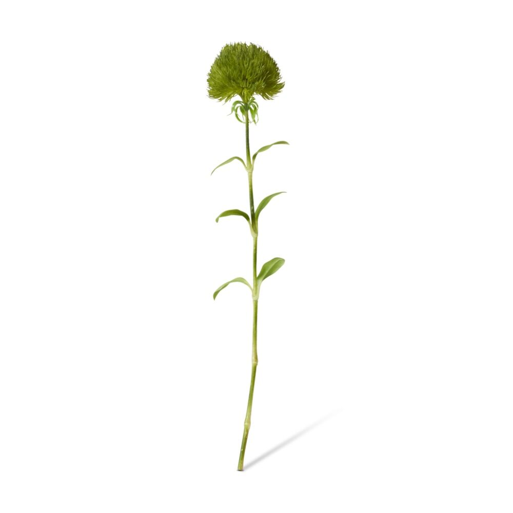 4PK E Style Dianthus Stem Artificial Greenery Plant Decor Green 12x9x51cm