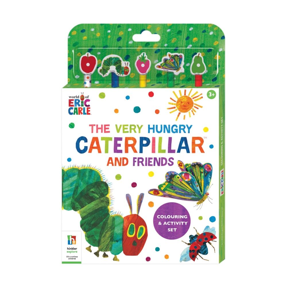 8PK Hinkler Hungry Caterpillar Colouring Kids Book Activity Set - 3y+