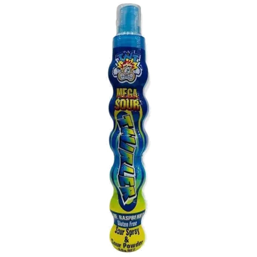 12PK TNT Mega Sourtwirler 80ml Fruit Flavour Sour Lollies/Gummies - Assorted