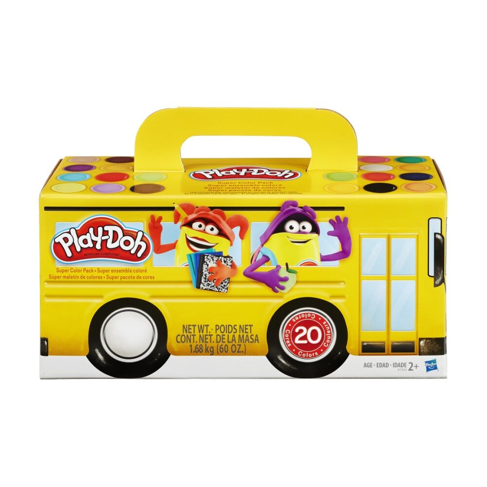 2x 20pc Playdoh Super Colour Modeling Compound Kids Toy Multicolour Assorted