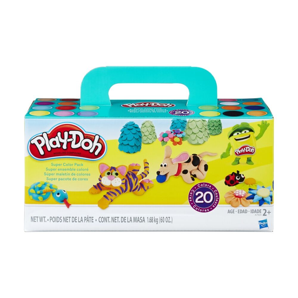 2x 20pc Playdoh Super Colour Modeling Compound Kids Toy Multicolour Assorted