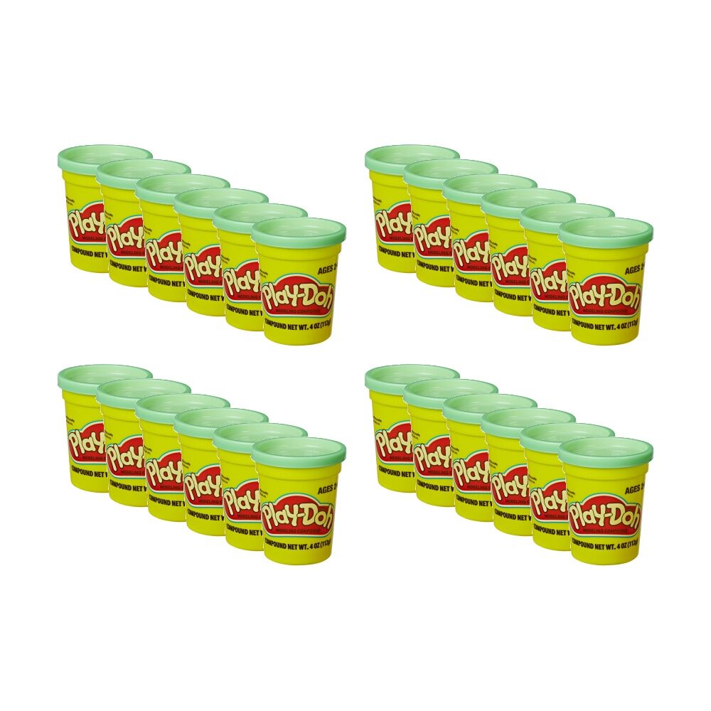 24PK Playdoh Single Can Kids Pretend Play Modeling Compound 2y+ Assorted