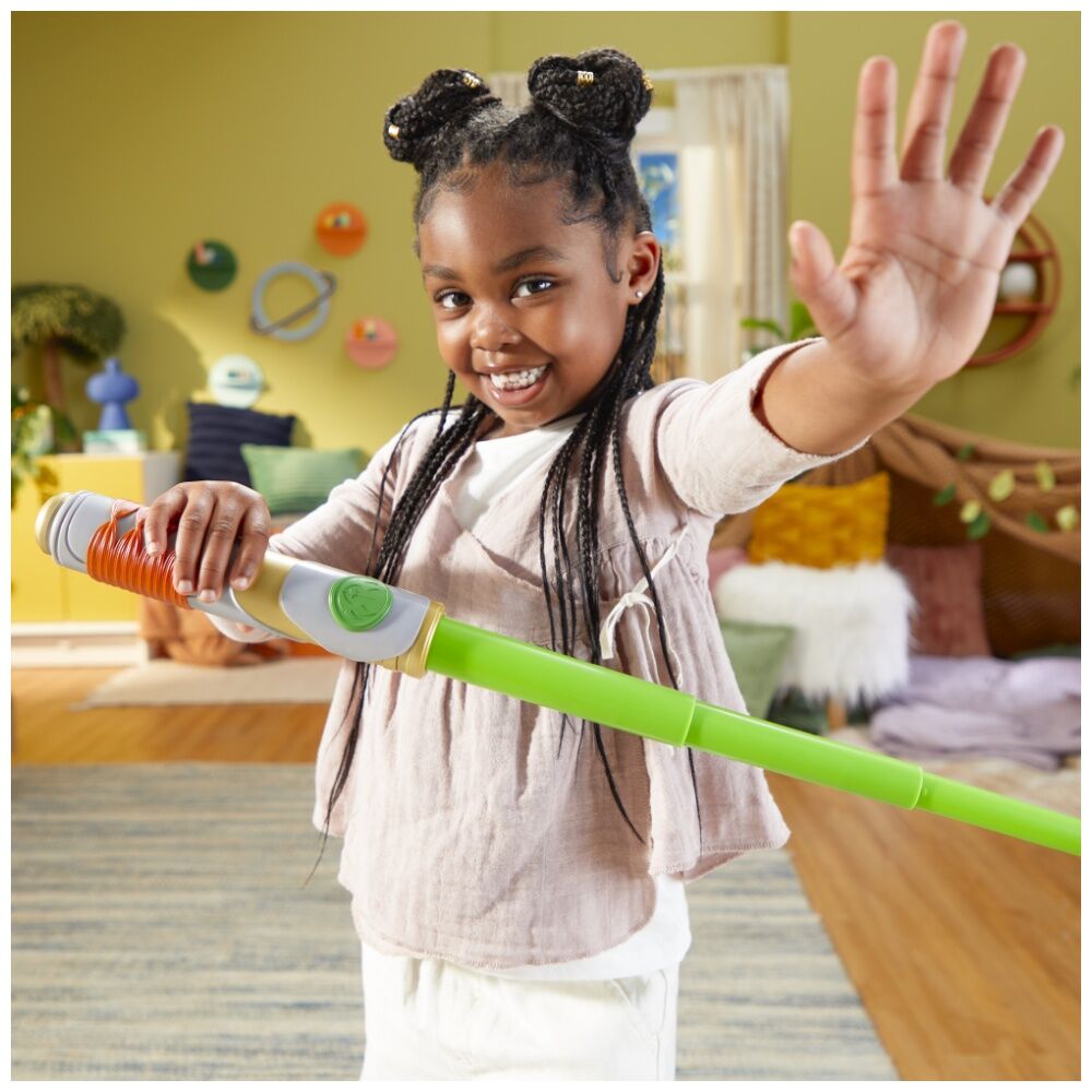 2PK Star Wars Young Jedi Lightsabre Kids Play Toy Green/Blue/Pink Assorted