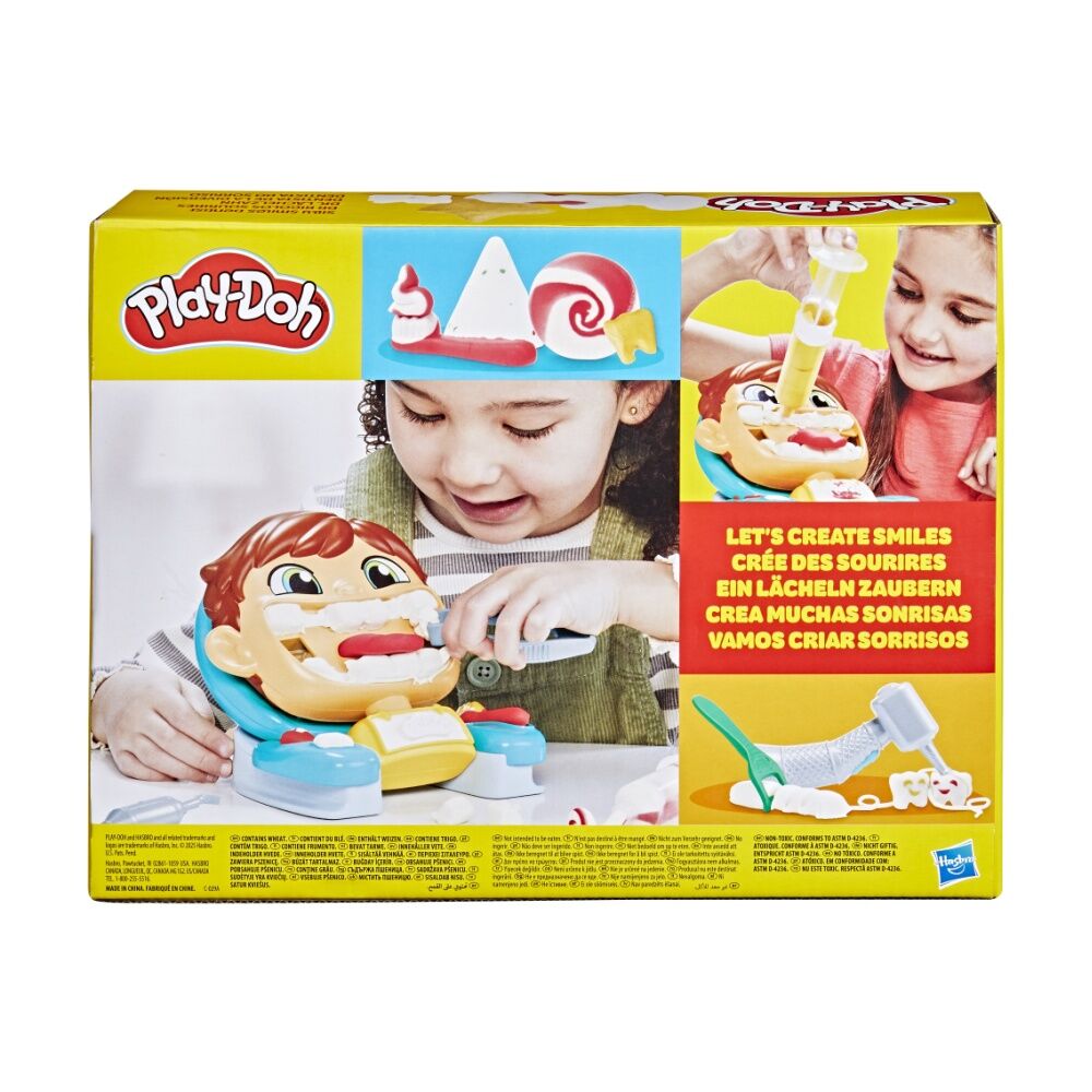 Playdoh Silly Smiles Dentist Modeling Compound Kids Pretend Play Toy Multicolour