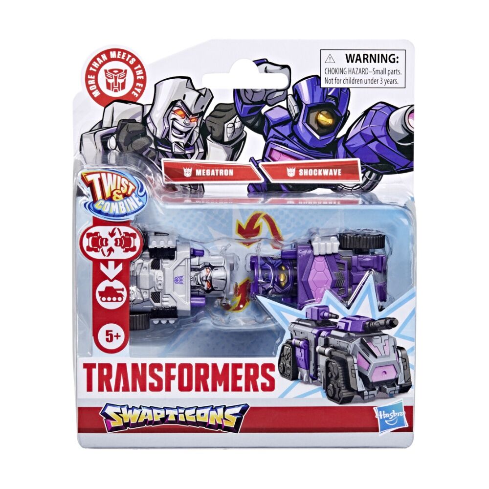 2PK Transformers Swapticons Action Figure Kids Play Toy 5y+ Assorted