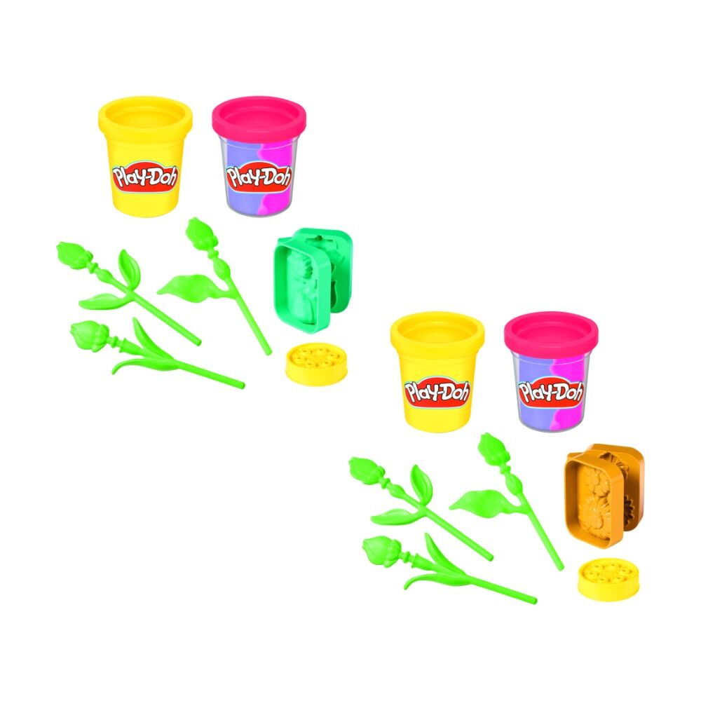 Playdoh Lil Flowers Modeling Compound Kids Play Toy Multicolour Assorted