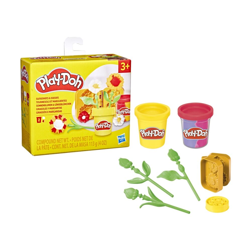 Playdoh Lil Flowers Modeling Compound Kids Play Toy Multicolour Assorted
