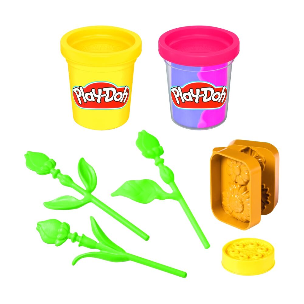 Playdoh Lil Flowers Modeling Compound Kids Play Toy Multicolour Assorted